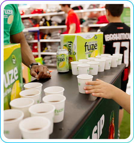 FUZE Iced Tea in-store engagement