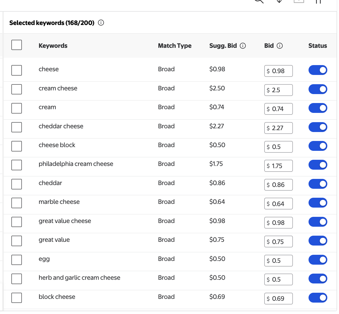Download CSV button