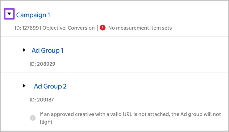 Access ad groups