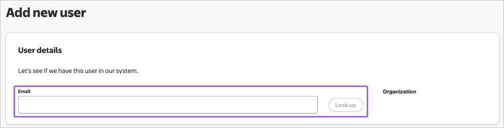 Add user function