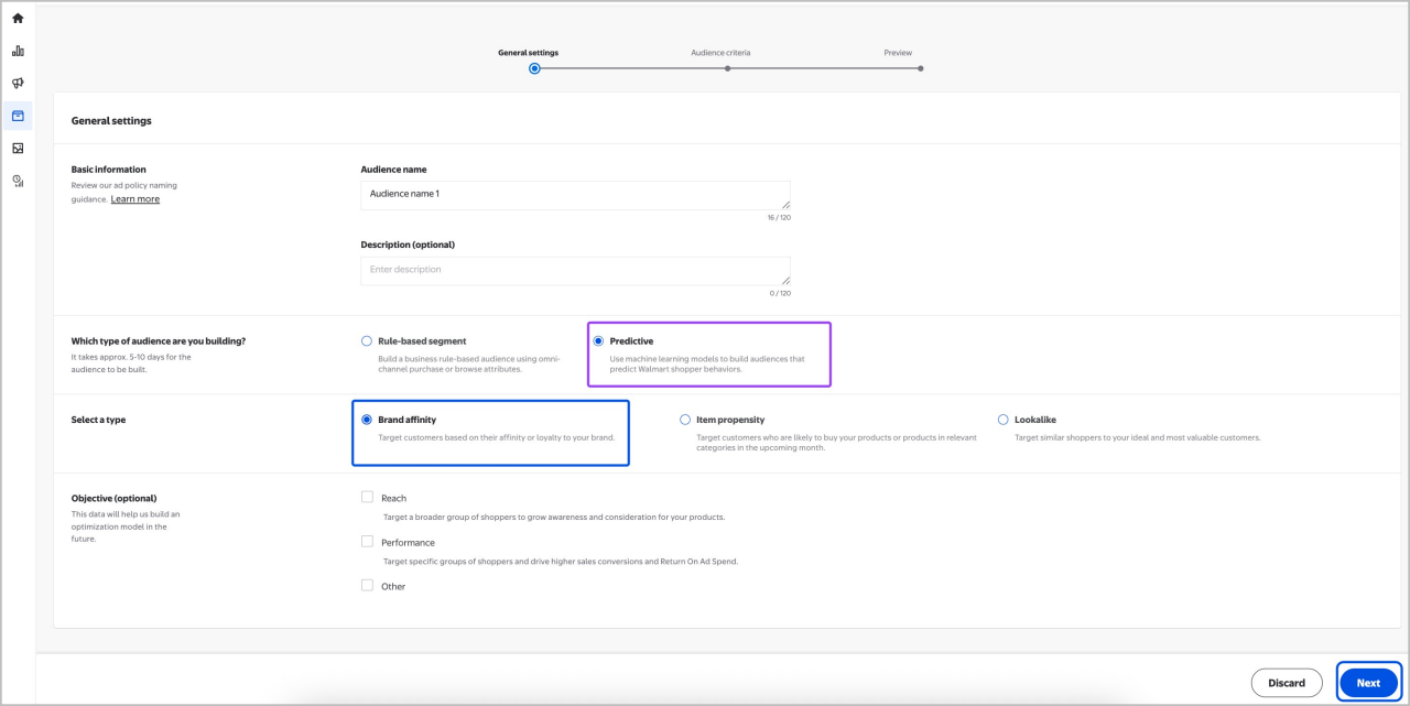 Creating a predictive audience
