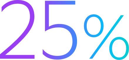 25%