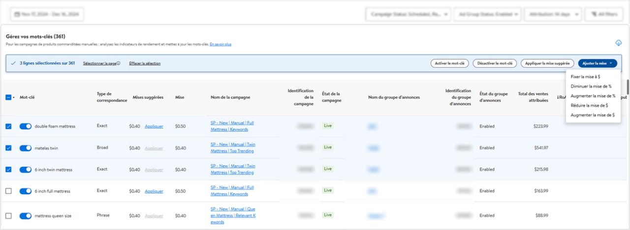 Bulk Actions