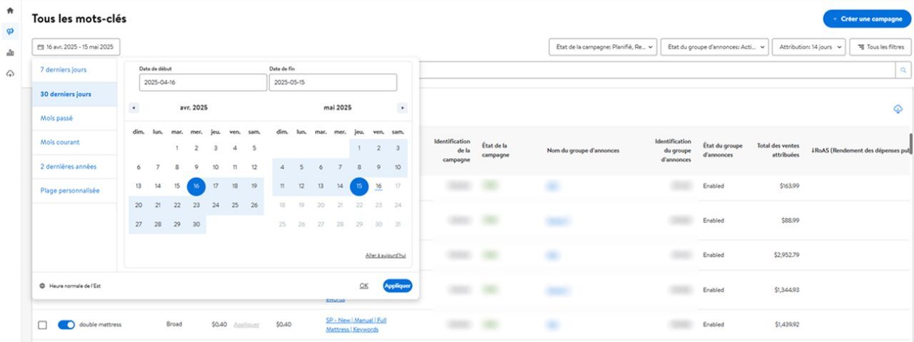 La fenêtre d’attribution