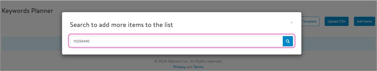 Cliquez sur l’icône de recherche