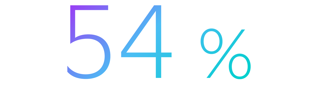 54 %