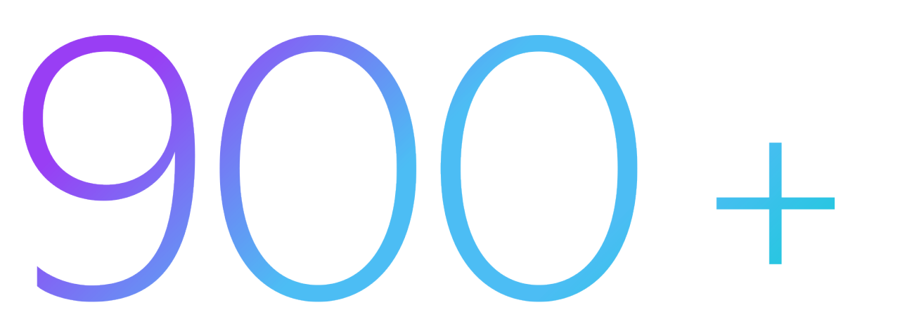 900 +