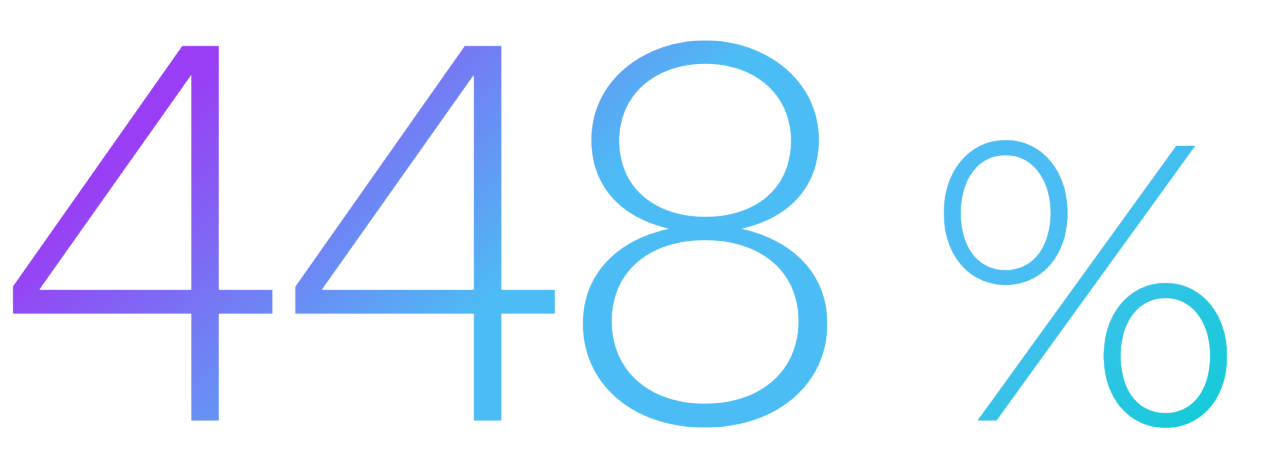 448 %